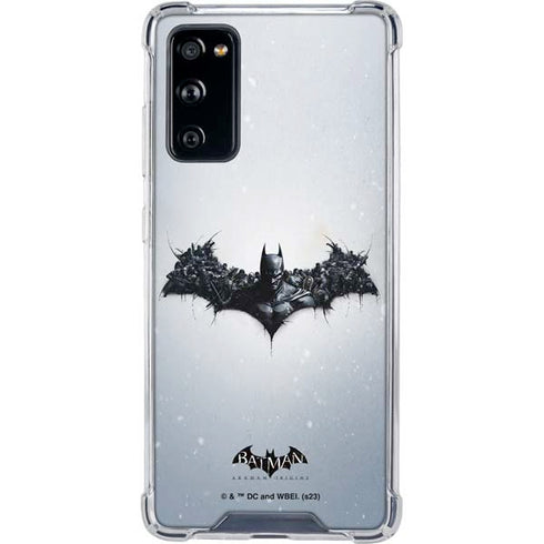 DC Comics Arkham Origins Arkham Logo Galaxy S20 FE Clear Case